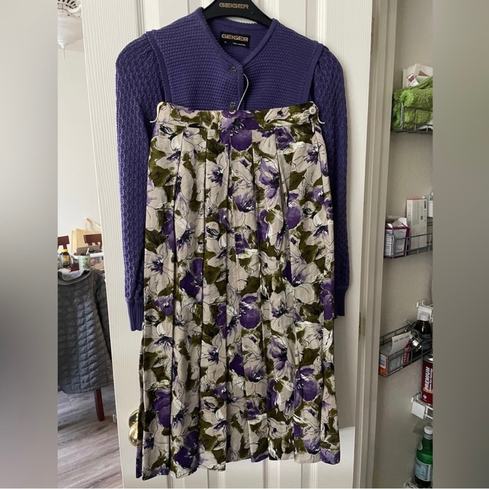 Geiger Skirt and Sweater Set